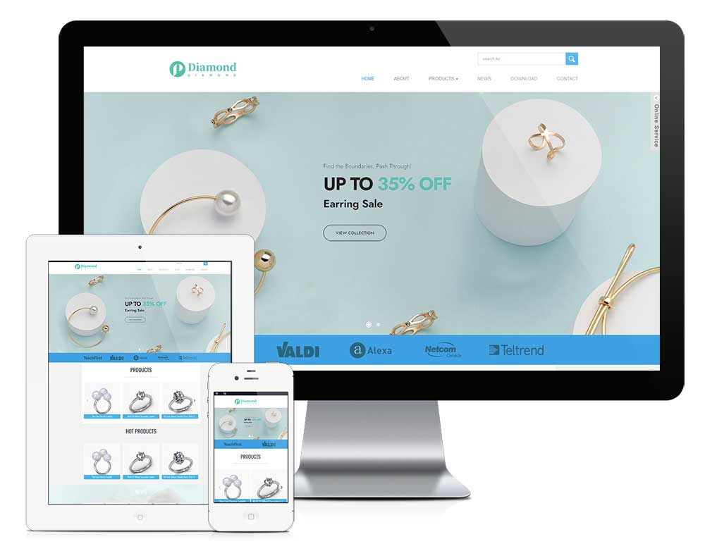 珠宝首饰外贸网站-30981